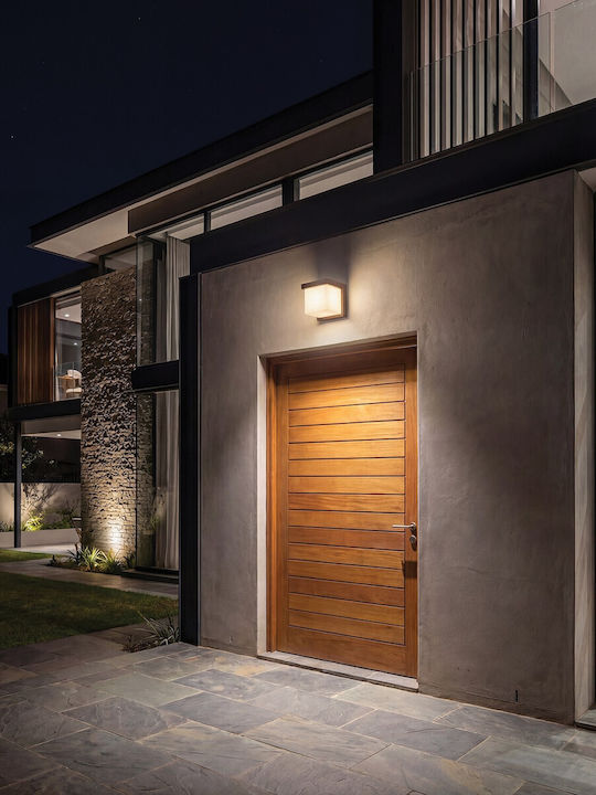 VK Lighting Επιτοίχιο Εξωτερικό Φωτιστικό LED IP65 9W με Θερμό Λευκό Φως