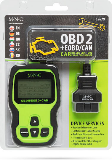 Tester Auto Obd2 12v Cititor Coduri de Eroare Diagnoză Scanner Auto Ștergere Erori Date Live Universal