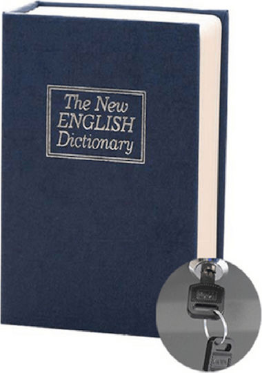 Safety Book Safe Key Blue 180 X 115 X 55mm