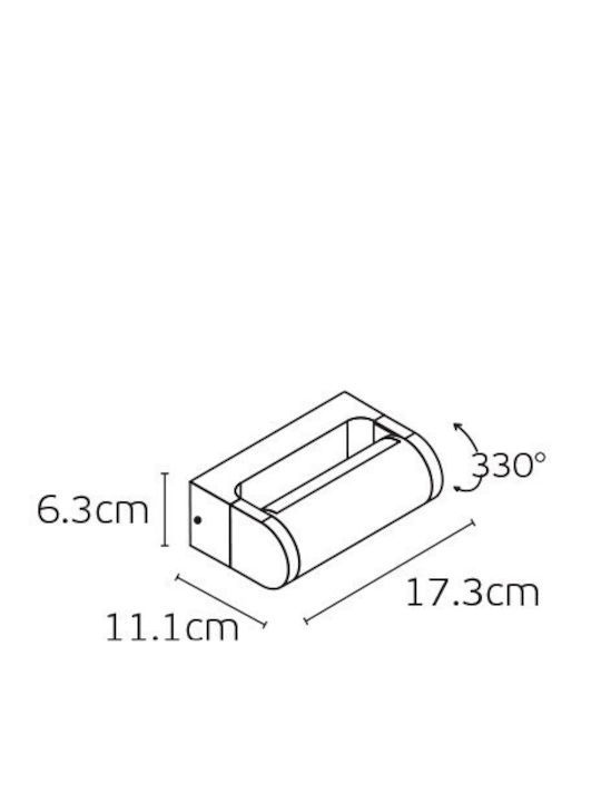 VK Lighting Wasserdichte Deckenleuchte LED 12W 3000K VK Lighting Wasserdichte Deckenleuchte LED 12W 3000K
