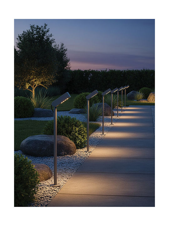 VK Lighting VK Lighting Außenstehlampe LED für Außenbereich 5W mit Warmes Weiß Licht IP65 Graue