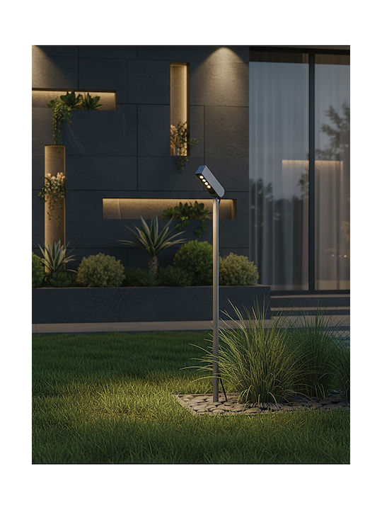 VK Lighting VK Lighting Außenstehlampe LED Für Außenbereich 5W Mit Warmes Weiß Licht IP65 Graues