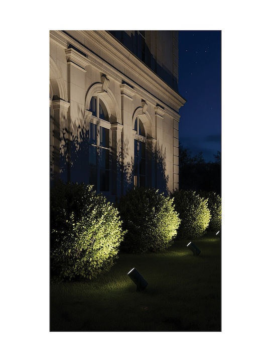 VK Lighting LED Outdoor Floor Lamp 5W With Warm White Light IP65 Brown