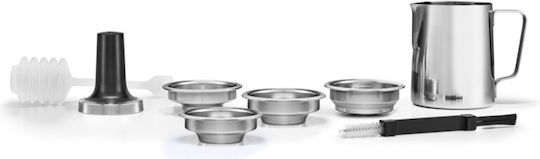 Kitchenaid Μηχανή Espresso 1450W Πίεσης 15bar με Μύλο Άλεσης Porcelain White KIT-5KES6551BPL