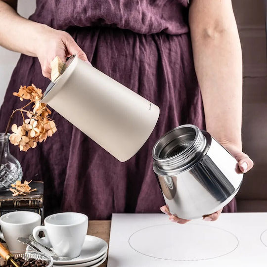 Klausberg Ηλεκτρικό Μπρίκι Espresso Inox Ασημί