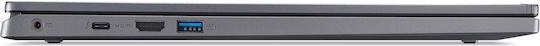 Acer Aspire 17 A17-51M -59K6 17.3" IPS Full HD (Core 7-150U/16GB/512GB SSD/Linux) Стоманено Сиво (BG Клавиатура)