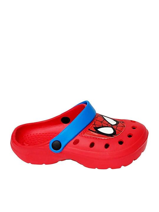 Spiderman Παιδικά Παπουτσάκια Θαλάσσης Κόκκινα