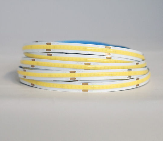 VK Lighting LED Strip 24V Natural White Light 5m COB Type