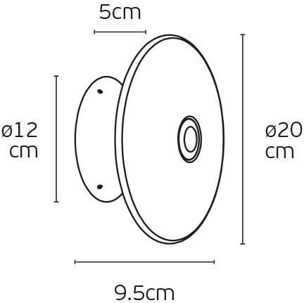 VK Lighting Wandleuchte Mit Integrierter LED Weiß VK Lighting Wandleuchte Mit Integrierter LED Weiß