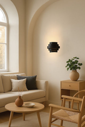 VK Lighting Wall Lamp with Integrated LED and Warm White Light Beige