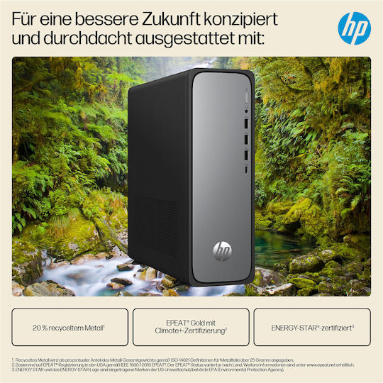 HP OmniDesk Desktop PC (Ultra 3-/8GB DDR5/512GB SSD/W11 Home)