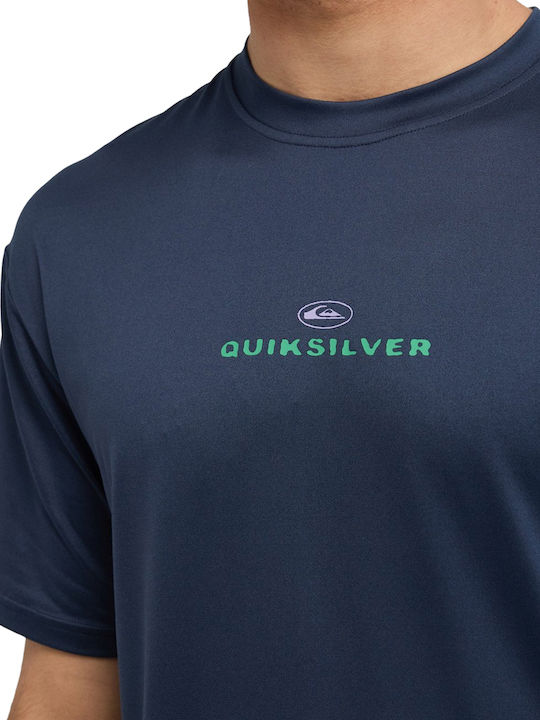 Quiksilver Nomad UPF 50+ Men's Short Sleeve Sun Protection Shirt Blue