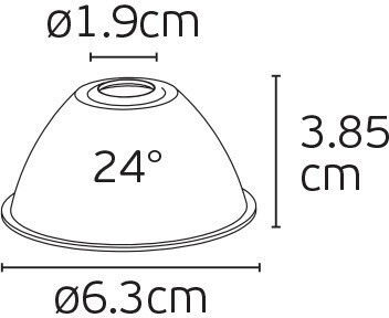 VK Lighting Replacement Reflector for Lighting Accessories Silver 64174-291128