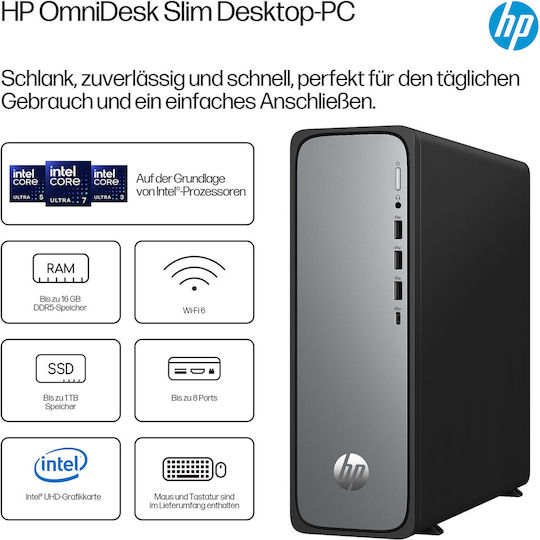 HP OmniDesk Desktop PC (i7-14700/16GB DDR4/1.0TB SSD/W11 Home)