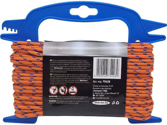 Powercord Breites Seilhalter 4 Mm 20 M Orange