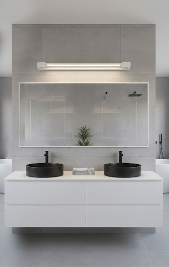 VK Lighting LED Linear Recessed Ceiling Light 36W Warm White IP44 Dimmable 120cm
