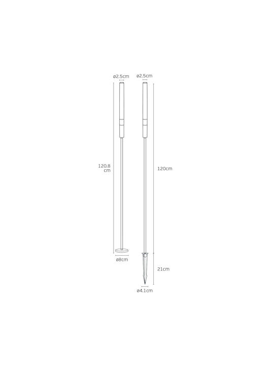VK Lighting Φωτιστικό Δαπέδου LED 1W