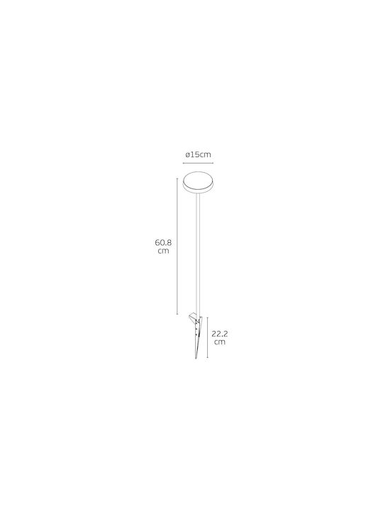 VK Lighting Φωτιστικό Δαπέδου LED 8W 60cm