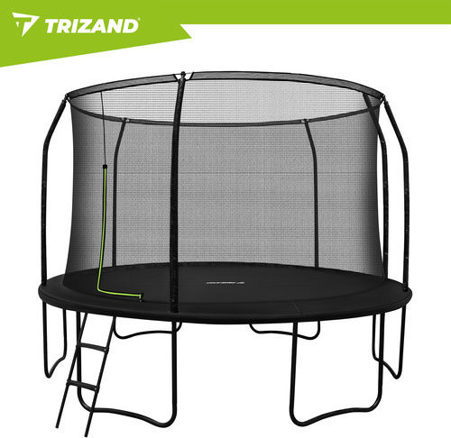 Trizand Trampolin Für Draußen Mit 366cm Durchmesser Und Netz Und Leiter