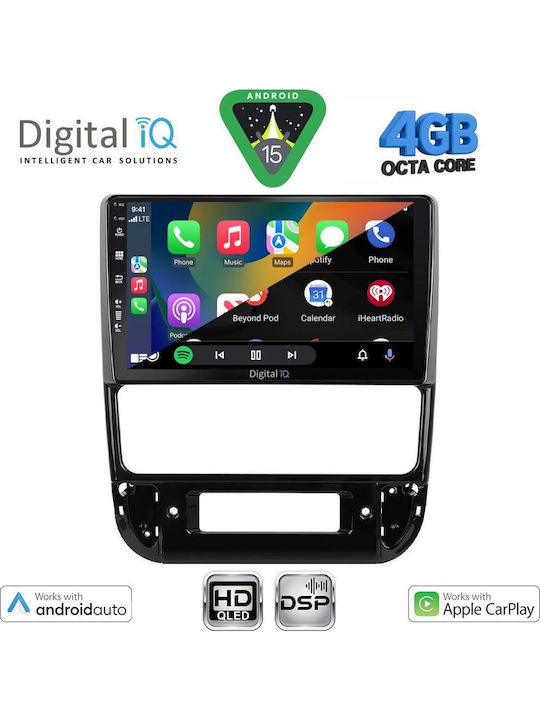 Digital IQ Car Audio System for Peugeot 406 1998-2004 (Bluetooth/USB/WiFi/GPS/Apple CarPlay/Android Auto) with 9" Touch Screen