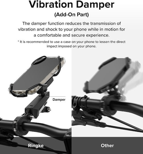Ringke Car Mobile Mount with Adjustable Hooks Black