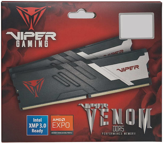 Patriot Viper Venom DDR5 16GB RAM with 2x8GB Modules and Speed 6000 for Desktop