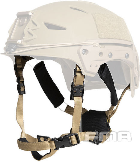 Curele Cască Perdea De Bărbie Ex Helmet Boltless Fit Retention System Fma Negru