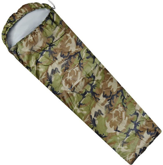 Enero Sleeping Bag Μονό 3 Εποχών Camo