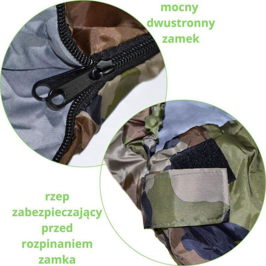 Enero Sleeping Bag Μονό 3 Εποχών Camo