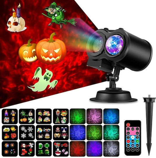 Christmas Spotlights LED IP44 Outdoor Projector with Remote Control