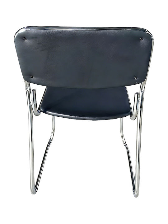 Visitor Chair Lucentra in Black Colour 51x49x79cm