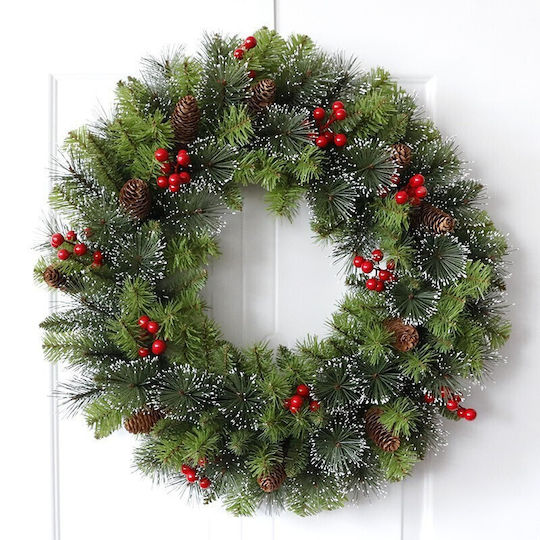 Alista Home Christmas Decorative Wreath With Diameter 60cm Green