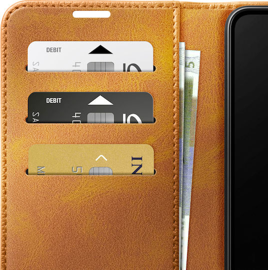 Zanaé Wallet Case Galaxy A26 Columbia Edition Stand Function Light Brown