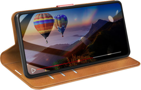 Zanaé Brieftasche Hülle Galaxy A17 Columbia Edition Stand Funktion Hellbraun