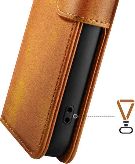 Zanaé Brieftasche Hülle Galaxy A17 Columbia Edition Stand Funktion Hellbraun
