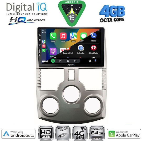 Digital IQ Car Audio System for Daihatsu Sirion 2006-2012 Bluetooth USB WiFi GPS Apple CarPlay Android Auto with 10" Touch Screen