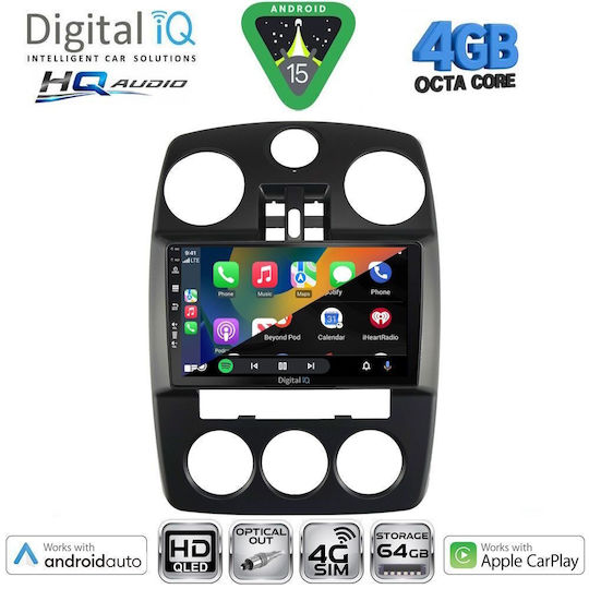 Digital IQ Ηχοσύστημα Αυτοκινήτου Chrysler 300C 2005-2010 (Bluetooth/USB/WiFi/GPS/Apple-Carplay/Android-Auto) με Οθόνη Αφής 9"