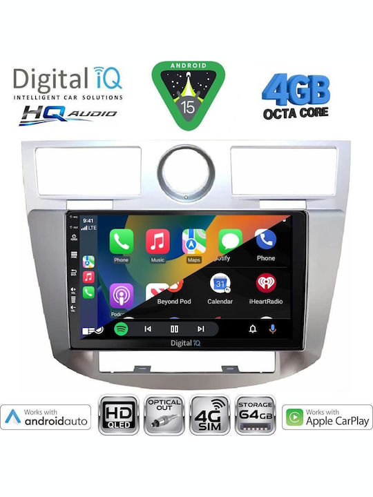 Digital IQ Car Audio System Chrysler 300C 2005-2010 Bluetooth USB WiFi GPS Apple CarPlay Android Auto with 9" Touch Screen