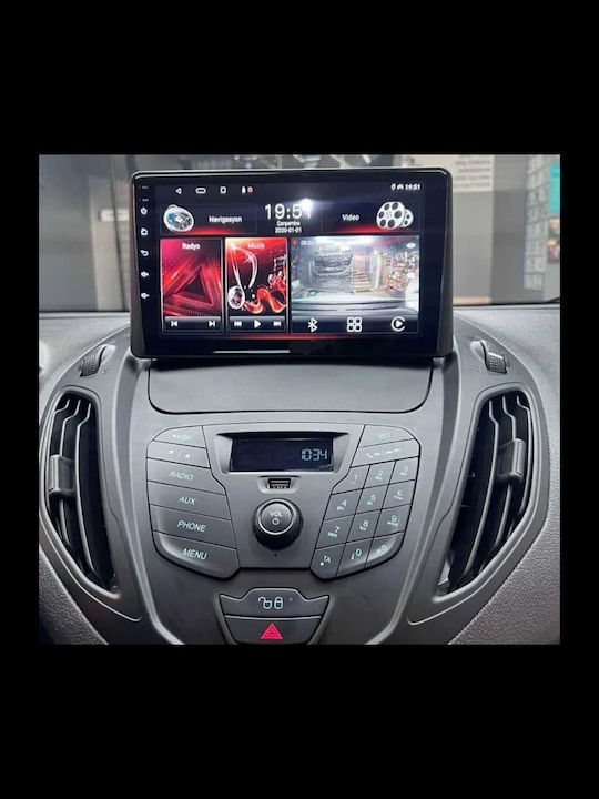 Digital IQ Car Audio System for Ford Tourneo / Courier 2014 with Touch Screen 9" Bluetooth USB Wi-Fi GPS Apple CarPlay Android Auto