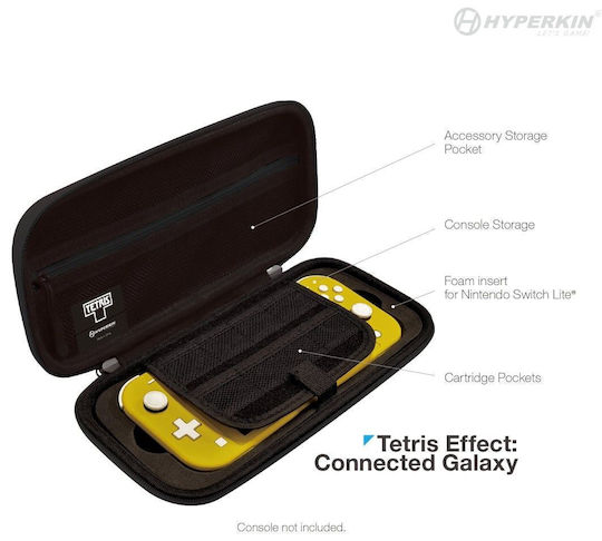 Hyperkin Tetris Eva Hard Shell Carrying Case Nintendo Switch Oled Lite Tetris Effect