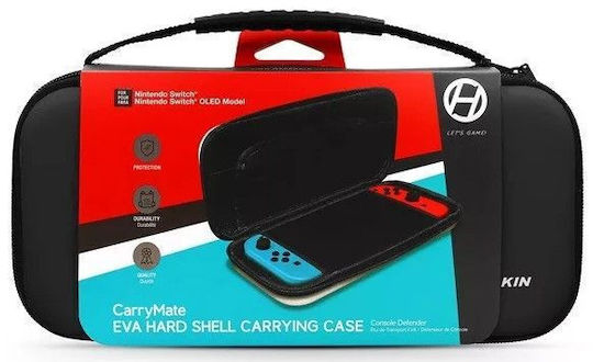 Hyperkin Carrymate Eva Nintendo Switch Oled Lite Hard Shell Case Solid Black