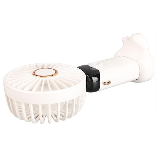 Ventilator Portabil USB Reîncărcabil Depox Silențios 5 Setări Viteză Alb