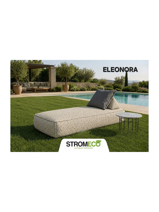 Sitzsack Liegestuhl Wasserdicht Eleonora Beige 200x80x35cm
