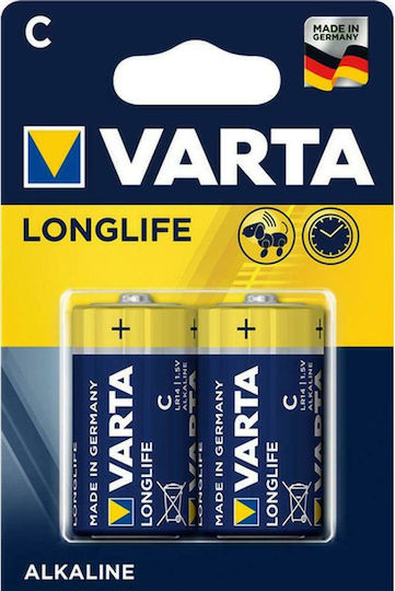 Varta LongLife Extra Baterie Alcalină C 1.5V