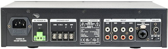 BST Amplificator PA Integrat 60W/100V Cu Conexiuni USB/FM/Bluetooth APM1060