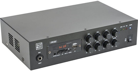BST Amplificator PA Integrat 60W/100V Cu Conexiuni USB/FM/Bluetooth APM1060