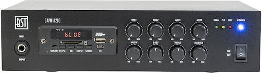 BST Amplificator PA Integrat 120W/100V și Conexiuni USB/FM/Bluetooth APM1120