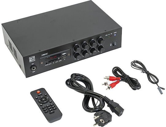 BST Amplificator PA Integrat 120W/100V și Conexiuni USB/FM/Bluetooth APM1120