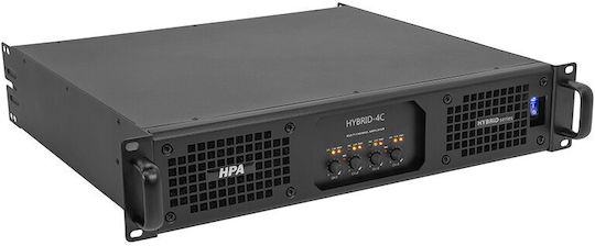 HPA HYBRID-4C Amplificator De Putere PA Cu 4 Canale 800W/4Ω 400W/8Ω 200W/100V Cu Sistem De Răcire