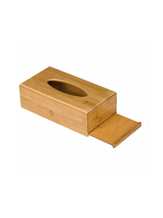 Χαρτοπετσετοθήκη Ξύλινη Καφέ 26x15cm
